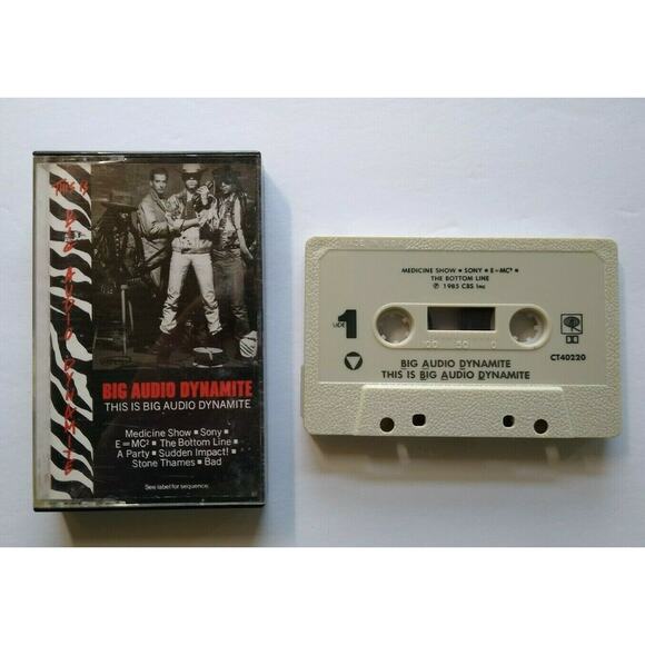 This Is Big Audio Dynamite Cassette Tape Album 1985 Mick Jones Of The Clash - Picture 1 of 3